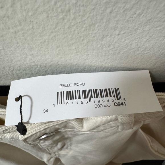 Women's Cream Pants - Picture 3 of 6